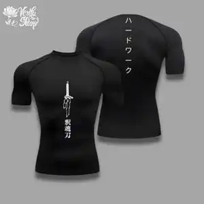 Toji Compression Shirt Sportswear Gymwear Gym Jujutsu Kaisen Compressions Anime Fushiguro Gym Clothing Zenin Anime Gym Muscles