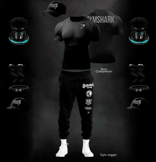 BLACK GYM SET / Gymshark